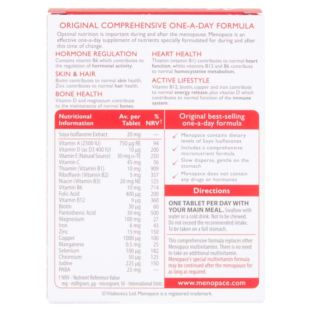 Vitabiotics Menopace Original - 90 Tablets