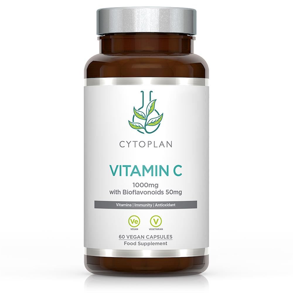 Cytoplan Vitamin C + Bioflavonoids: 1000mg / 50mg 60 capsules