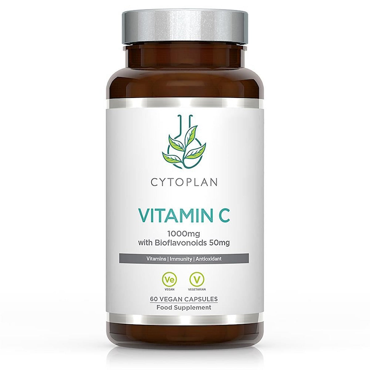 Cytoplan Vitamin C + Bioflavonoids: 1000mg / 50mg 60 capsules