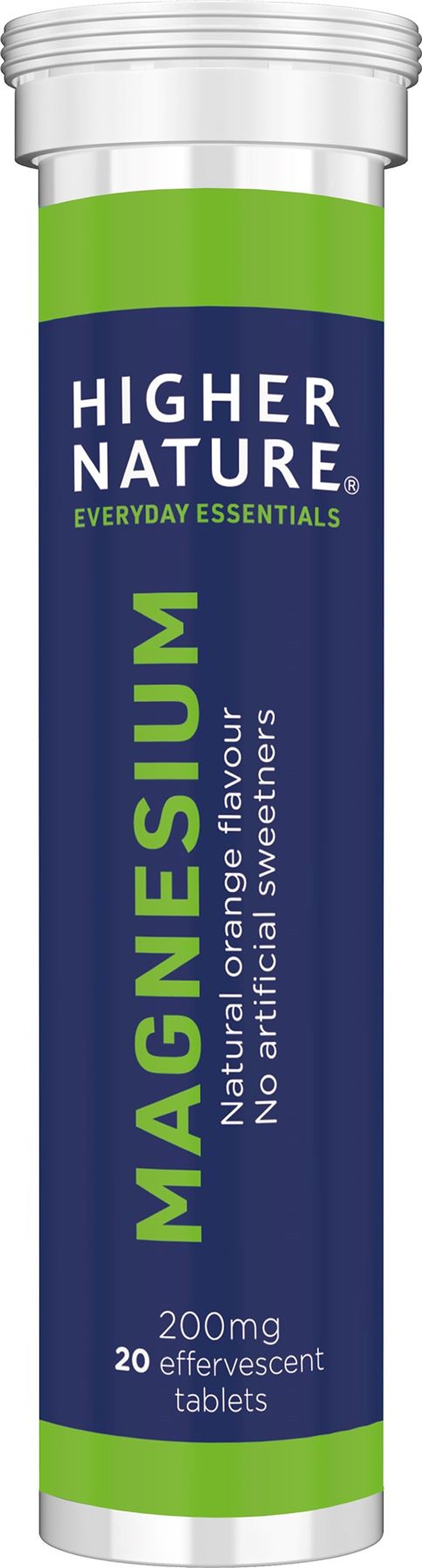 Higher Nature Magnesium Effervescent 20 Tablets