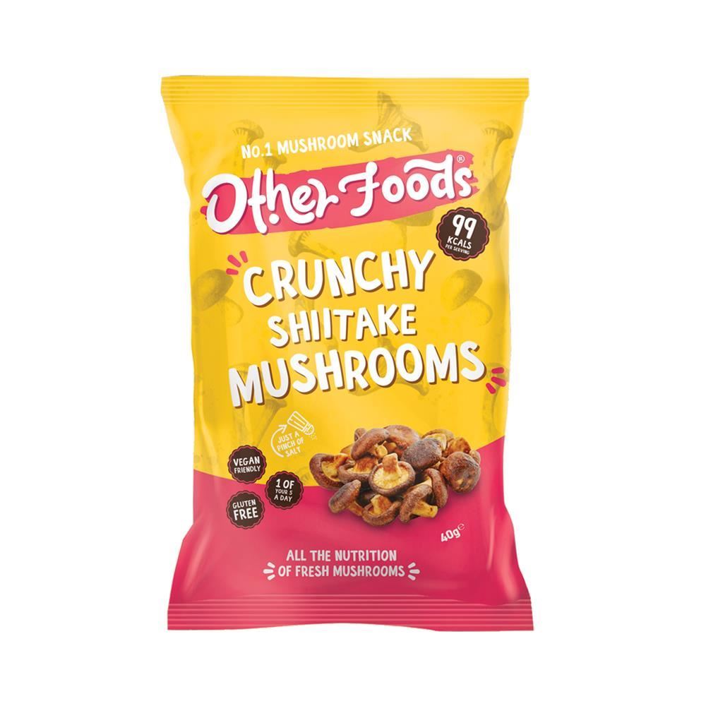 Other Foods Crunchy Shiitake Mushrooms 40g - 6 Pack