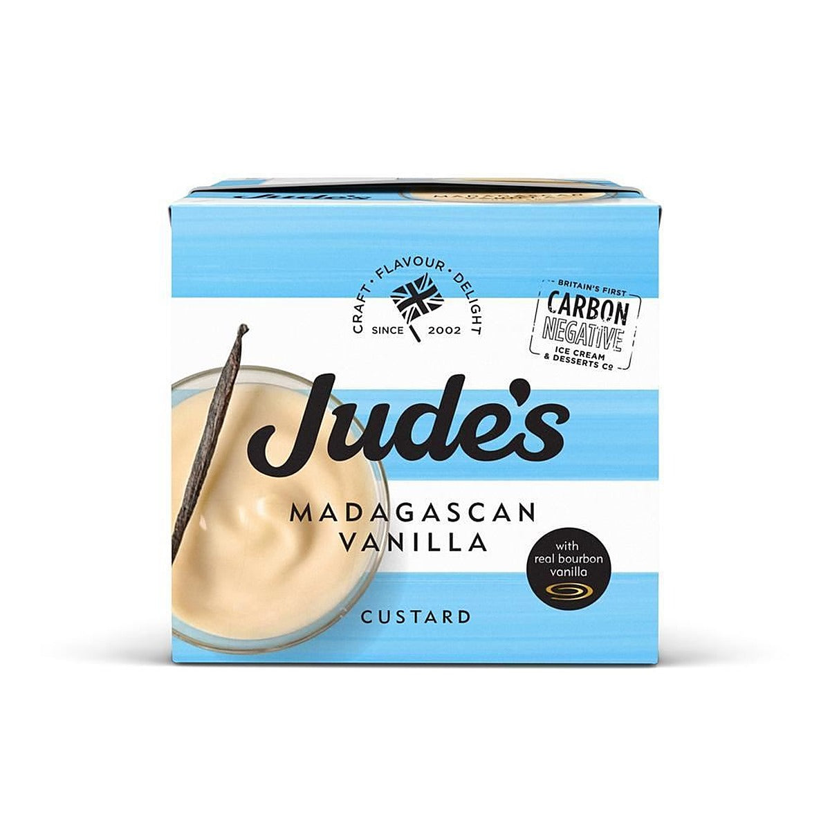 Judes Ice Cream Madagascan Vanilla Custard 500g - 6 Pack