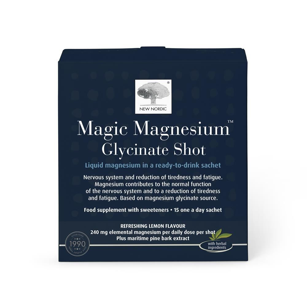 New Nordic Magic Magnesium Glycinate Shot0 15 sachets
