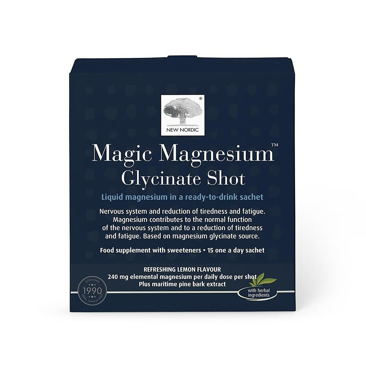 New Nordic Magic Magnesium Glycinate Shot0 15 sachets
