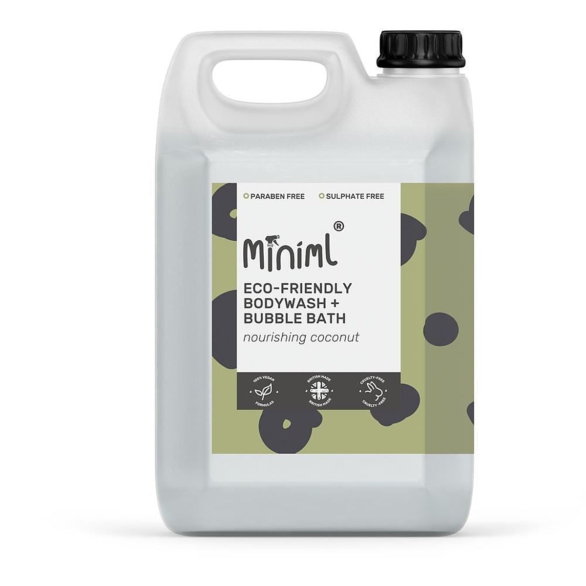 Miniml Nourishing Coconut Bodywash and Bubble Bath 5L