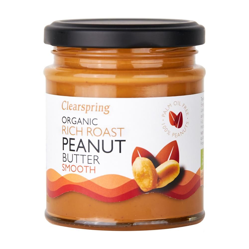 Clearspring Organic Roast Peanut Butter Smooth 170g