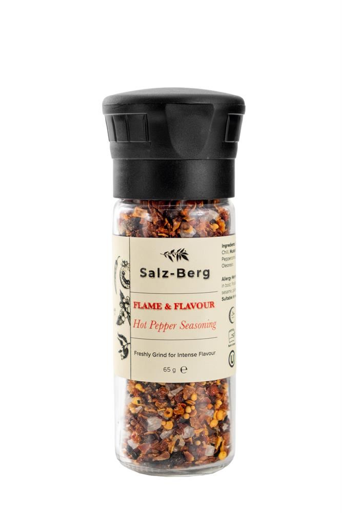 Salz Berg Salz-Berg Flame & Flavour Grinder Hot Pepper Seasoning 65g - 2 Pack