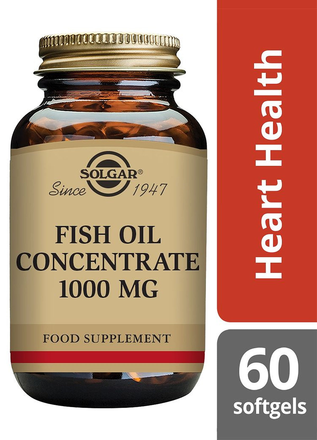 Solgar Fish Oil Concentrate 1000 mg - 60 Softgels - image 2