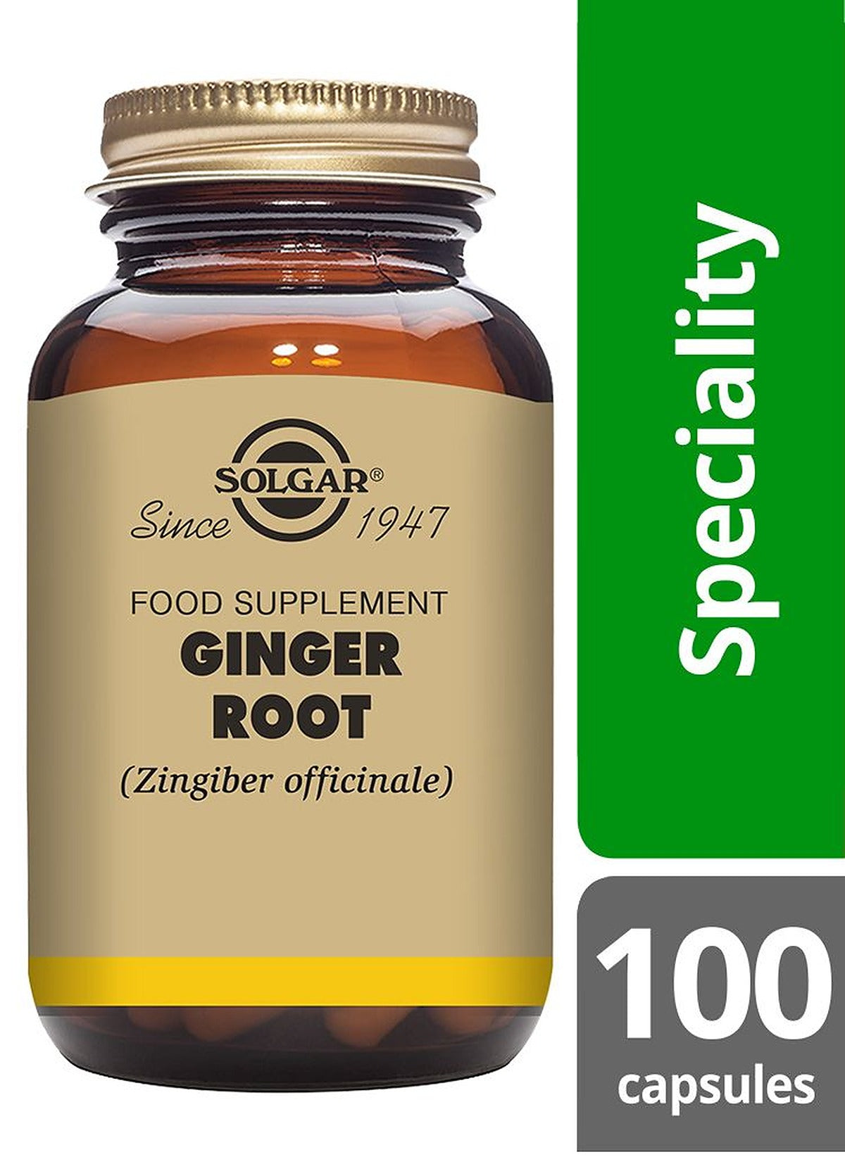 Solgar Ginger Root - 100 Vegicaps - image 2