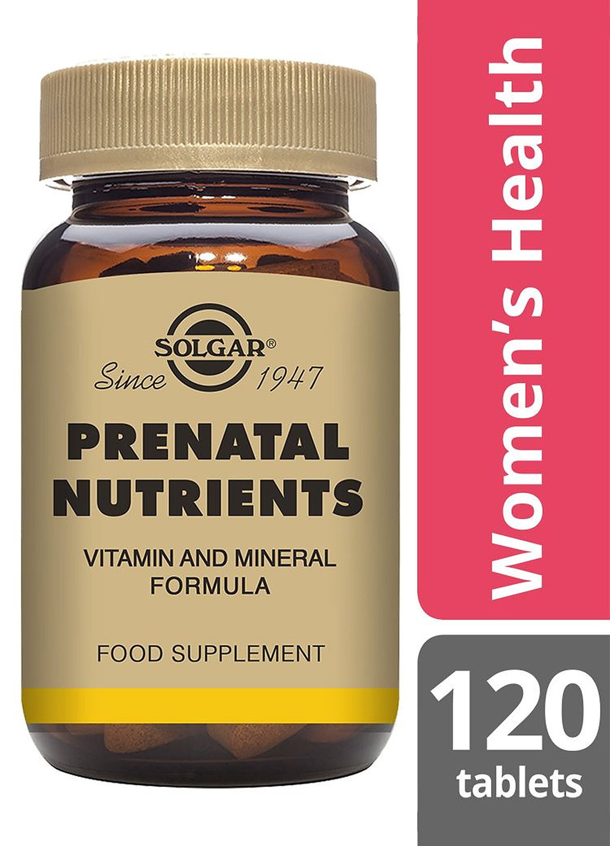 Solgar Prenatal Nutrients - 120 Tablets - image 2