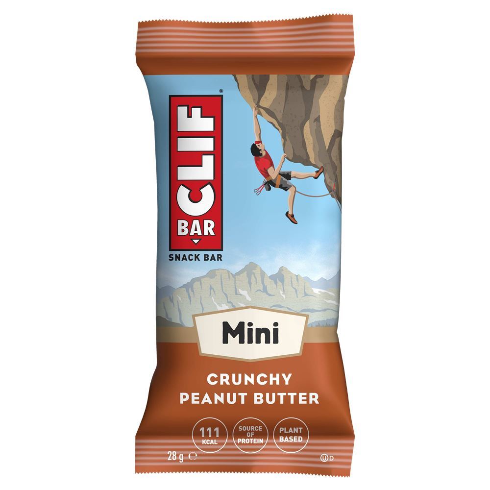 Clif Bar The Ultimate Snack Bar - Mini Crunchy Peanut Butter Bar 28g - 10 Pack