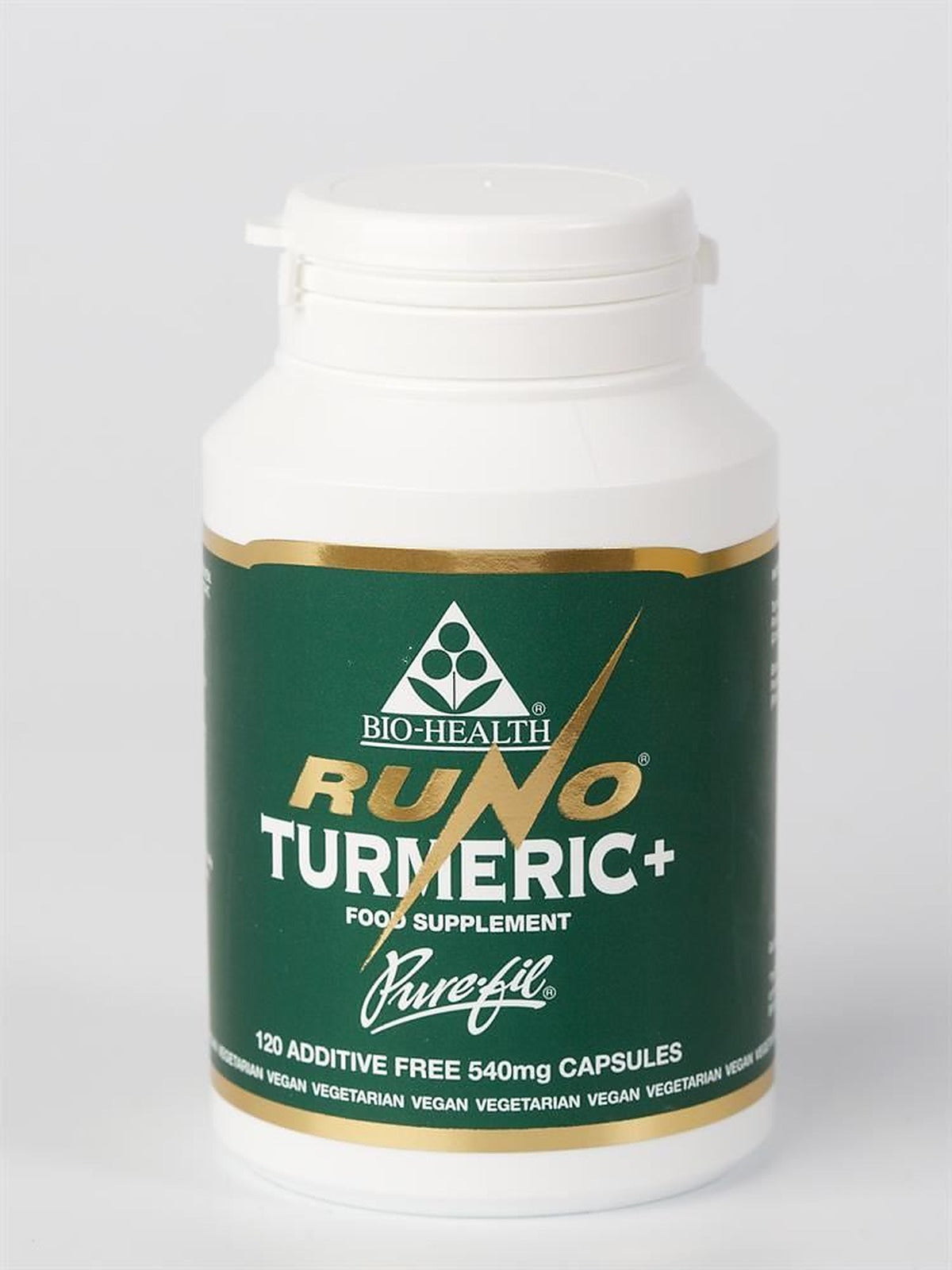 Bio Health Runo Turmeric+ 120 Capsules