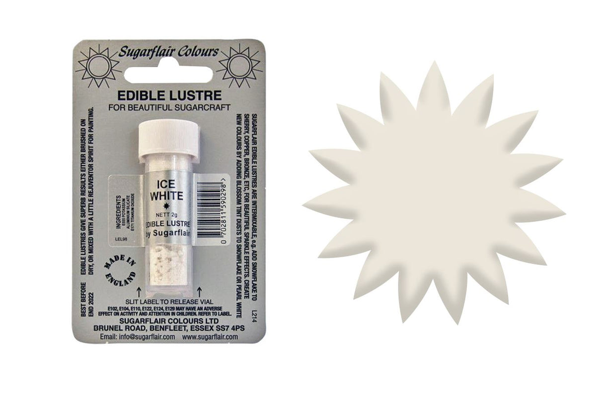 Sugarflair Edible Lustre - 2g All Shades