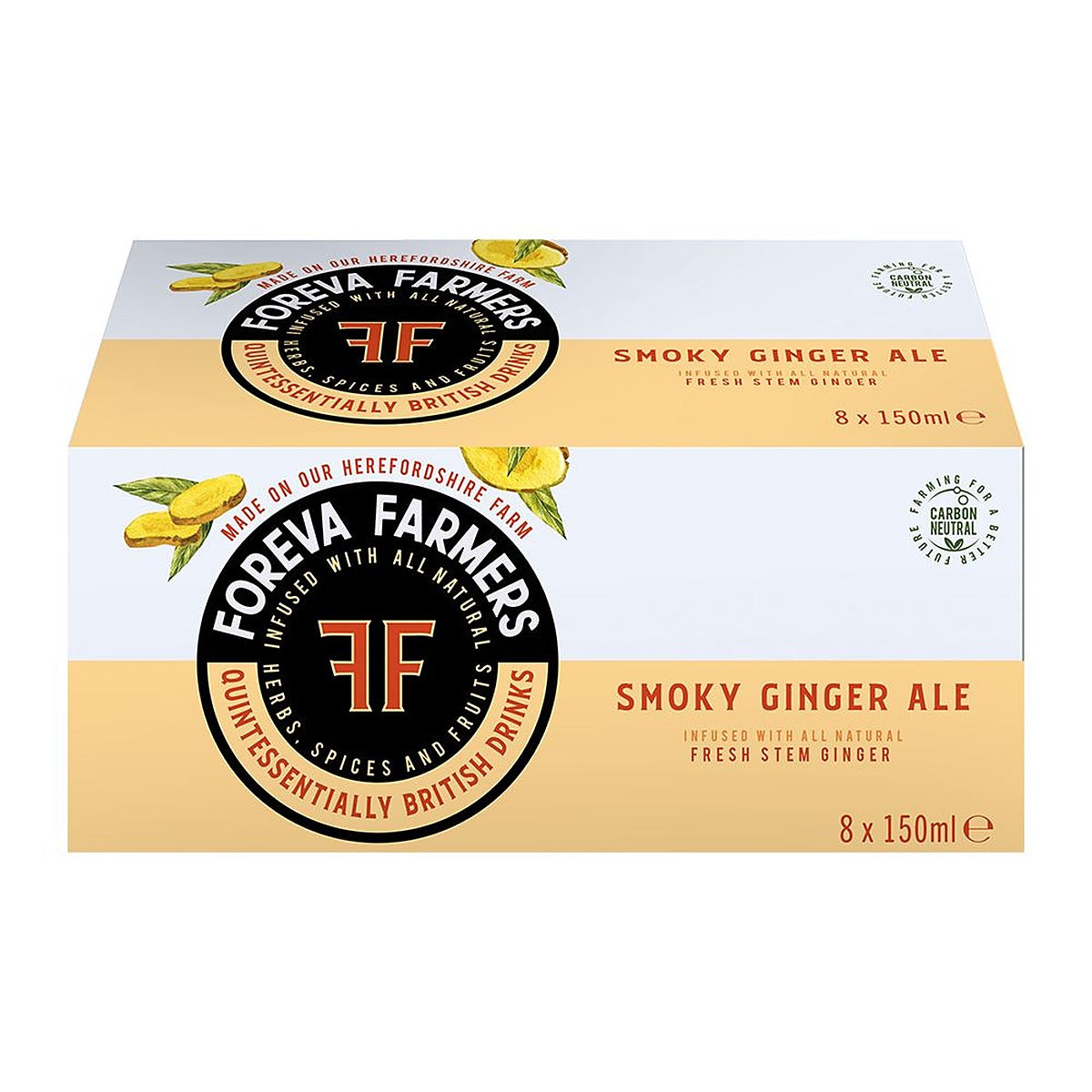 Foreva Farmers Smoky Ginger Ale Multipack 8x150ml