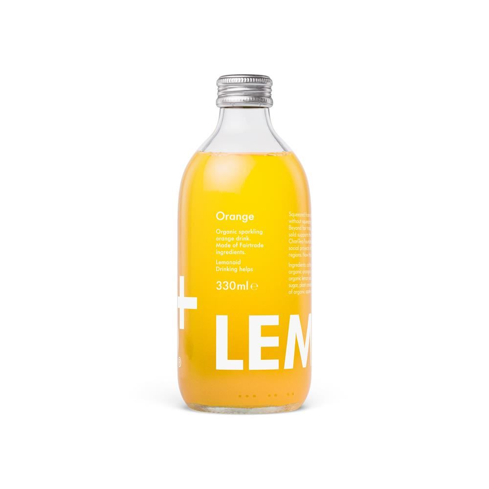 Lemonaid Orange Drink 330ml glass bottle - 3 Pack