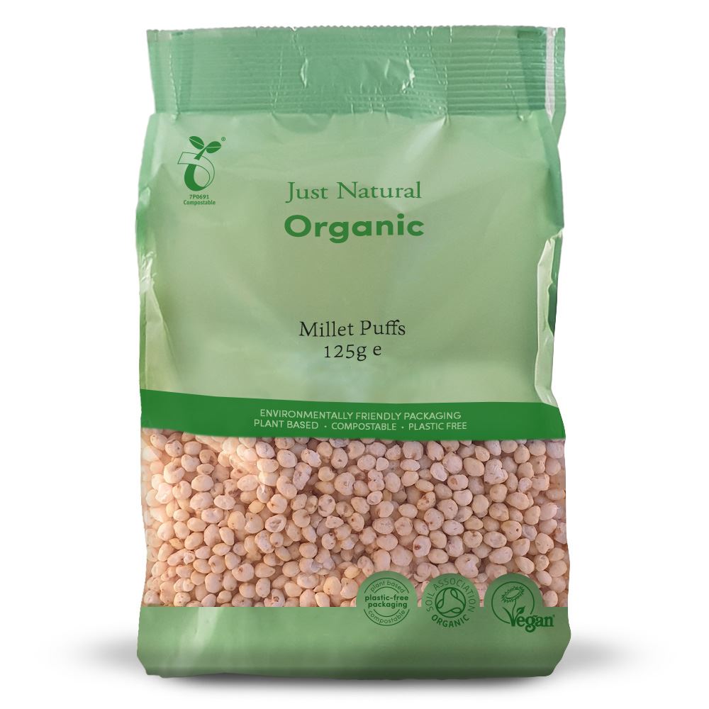 Just Natural Organic Organic Millet Puffs 125g
