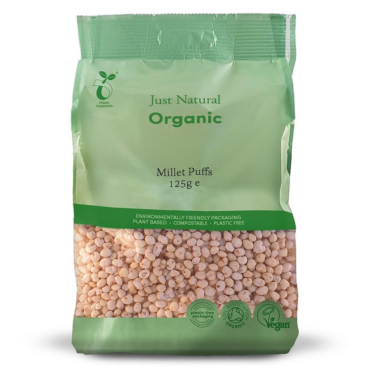 Just Natural Organic Organic Millet Puffs 125g