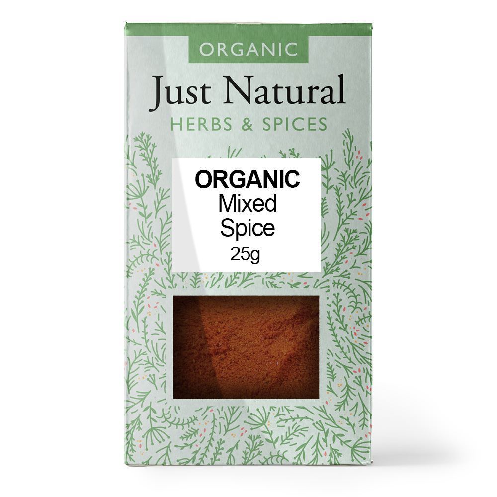 Just Natural Herbs Organic Mixed Spice (Box) 25g