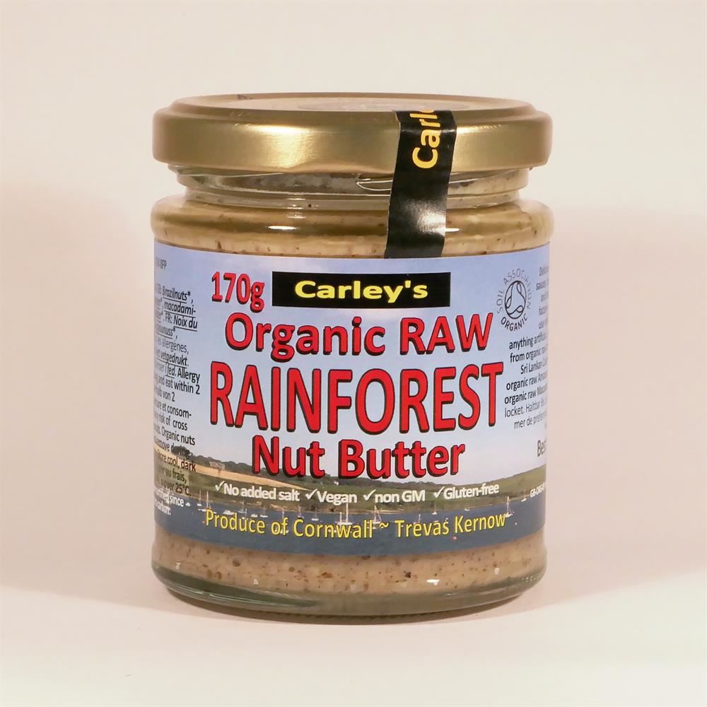 Carley's Organic Raw Rainforest Nut Butter 170g