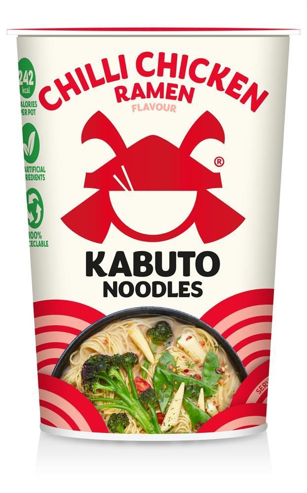 Kabuto Noodles Chilli Chicken Ramen 65g - 6 Pack