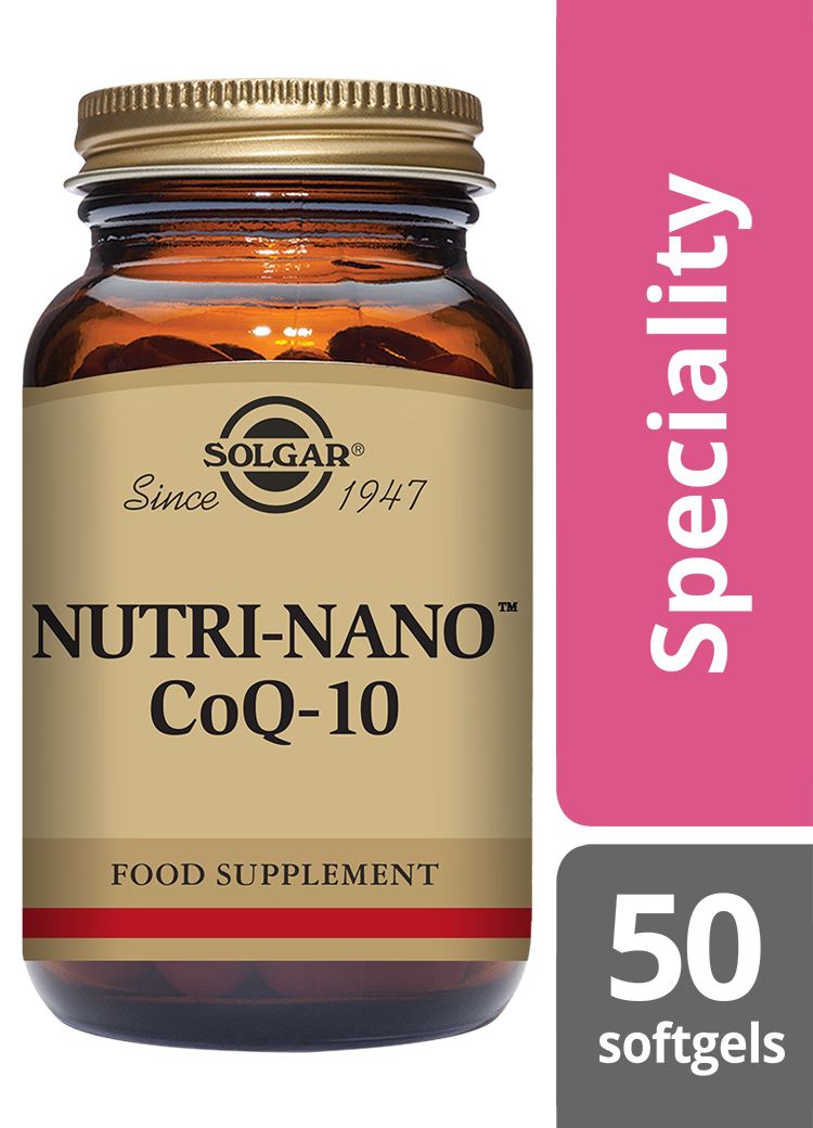 Solgar Nutri-Nano CoQ-10 3.1x - 50 Softgels