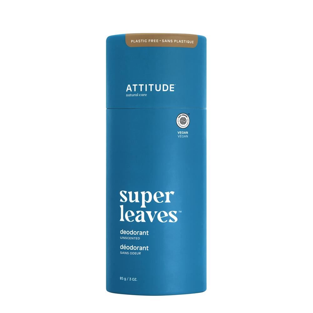 Attitude Super Leaves Deodorant Bar - Unscented 85g