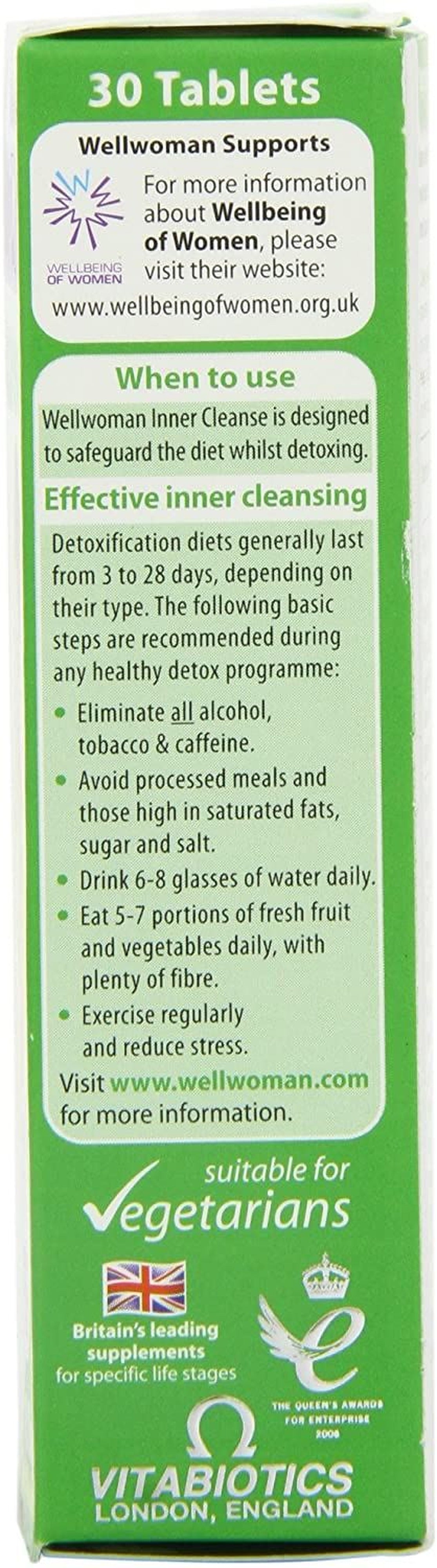 Vitabiotics Wellwoman Inner Cleanse - 30 Tablets - image 2