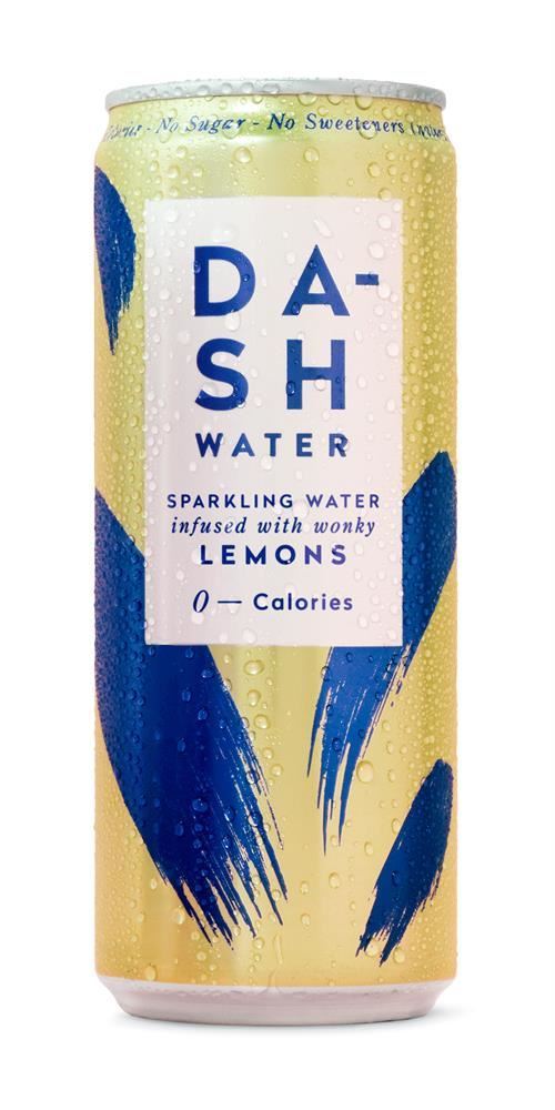 Dash Water Sparkling infused with Lemon 330ml - 6 Pack