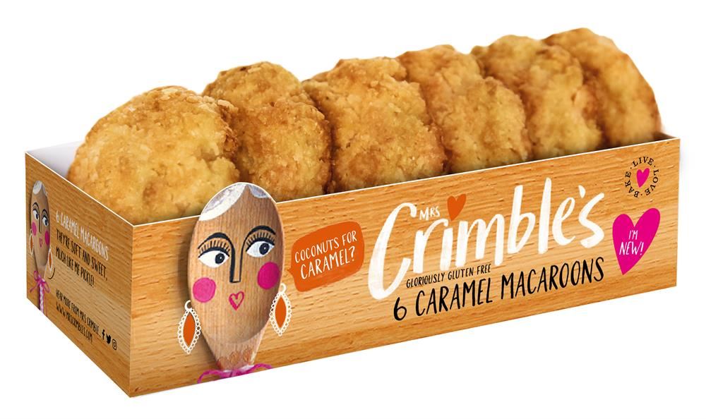 Mrs Crimbles Gluten Free Caramel Macaroons 6 Pieces