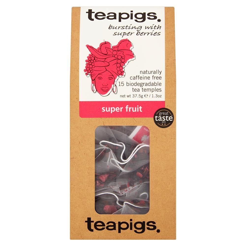 Teapigs super fruit 15 tea temples