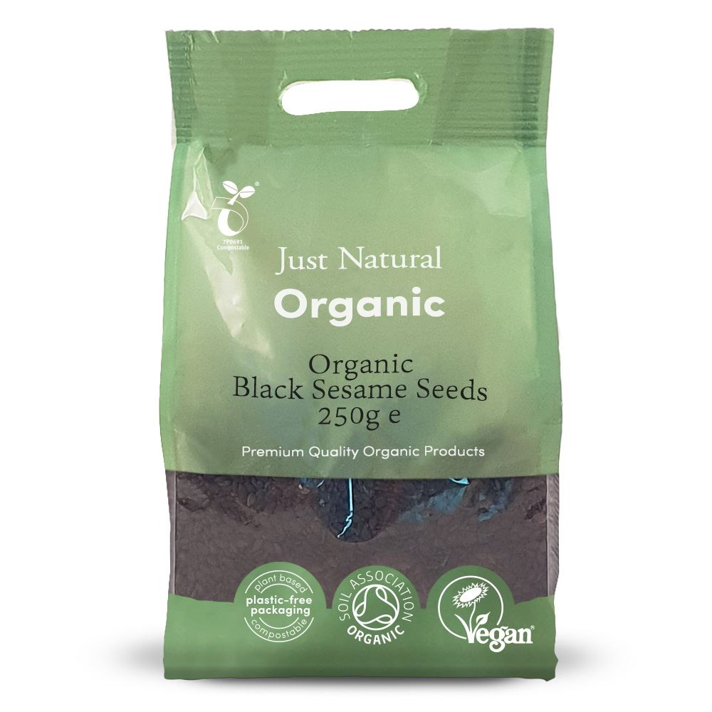 Just Natural Organic Organic Black Sesame Seeds 250g