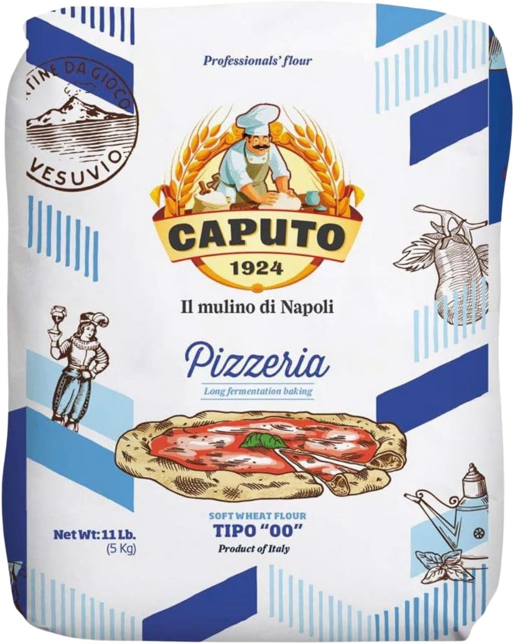 Caputo Farina Pizzeria Type 00 Flour Blue 5kg