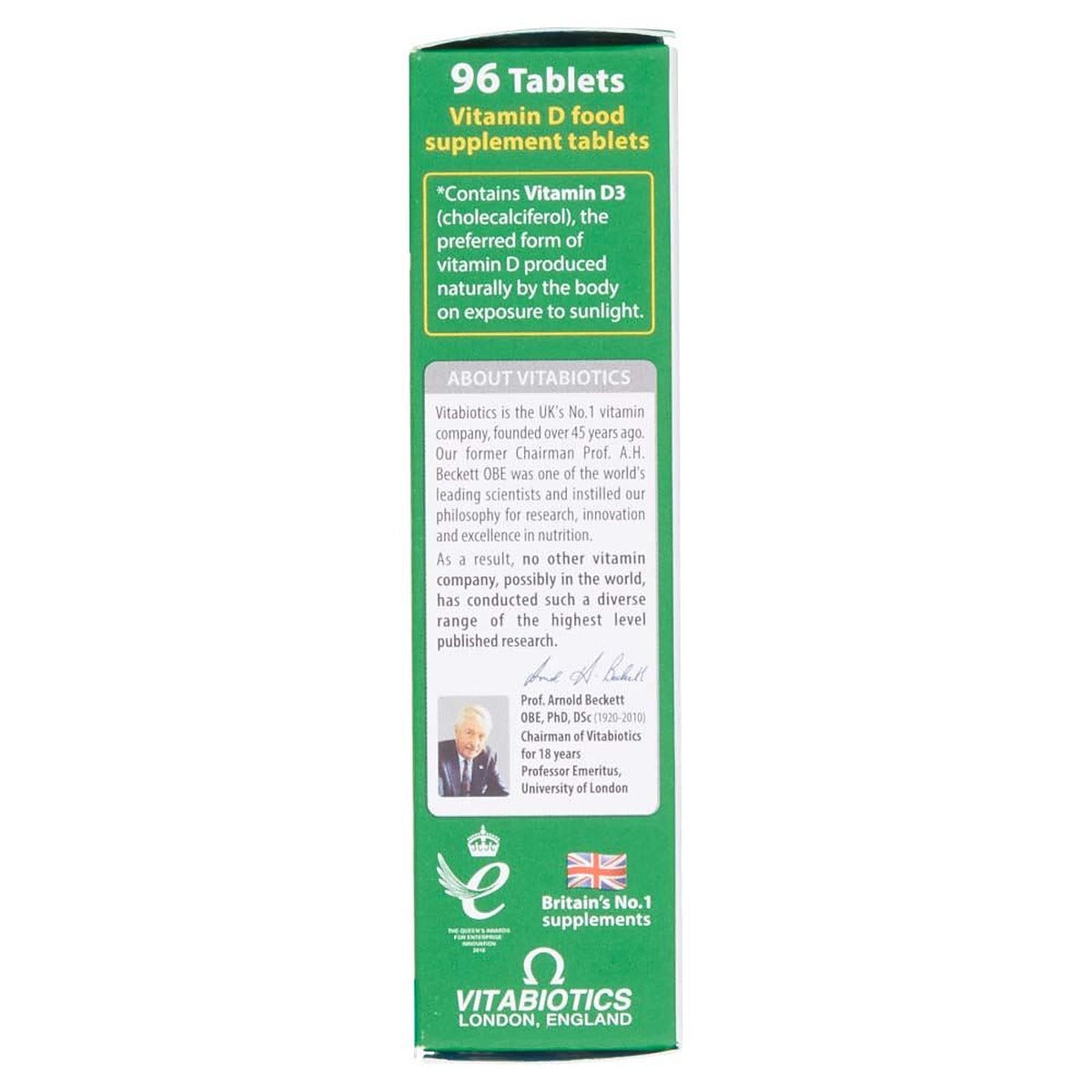 Vitabiotics Ultra Vitamin D3 400 IU - 96 Tablets - image 3