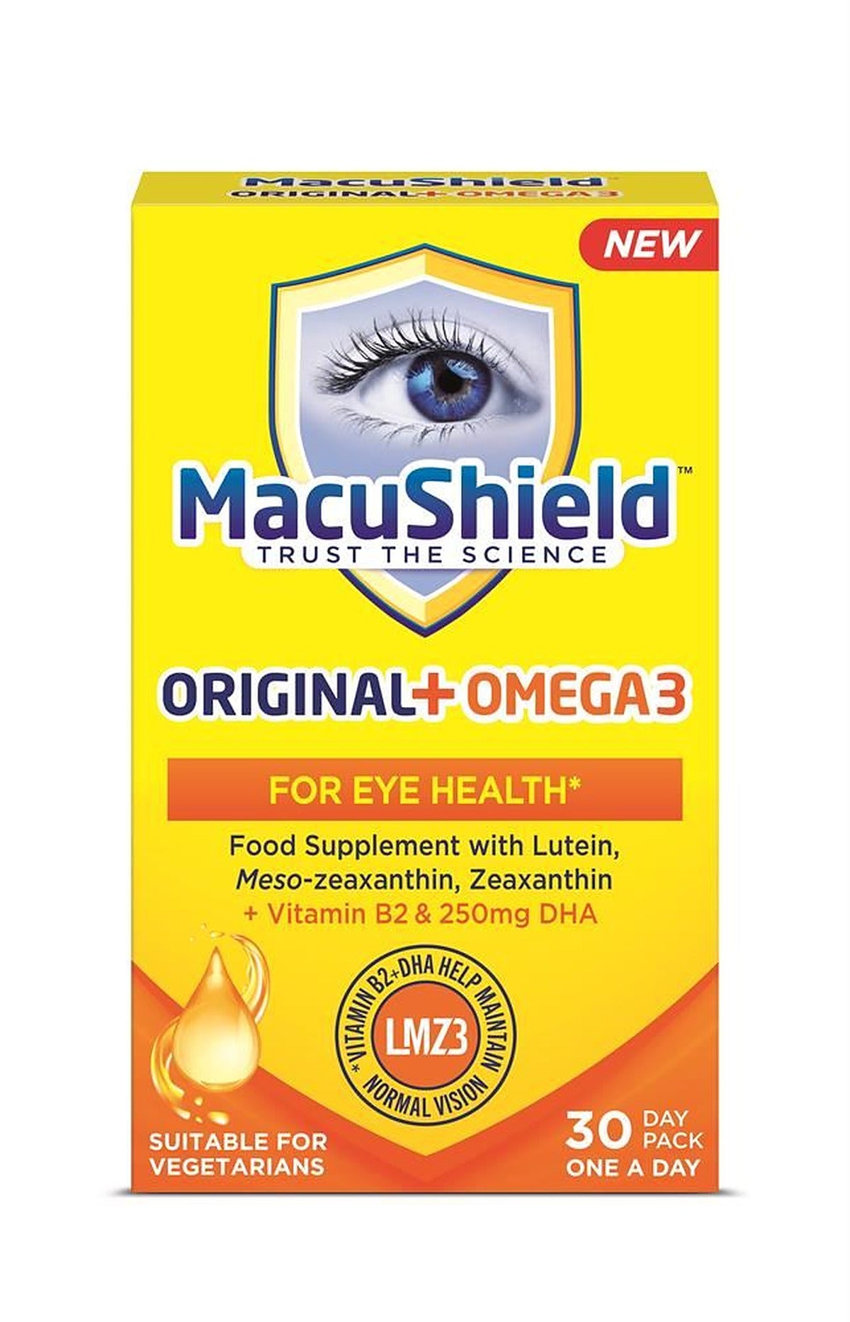 Macushield Original+ OMEGA 3 30 Capsules