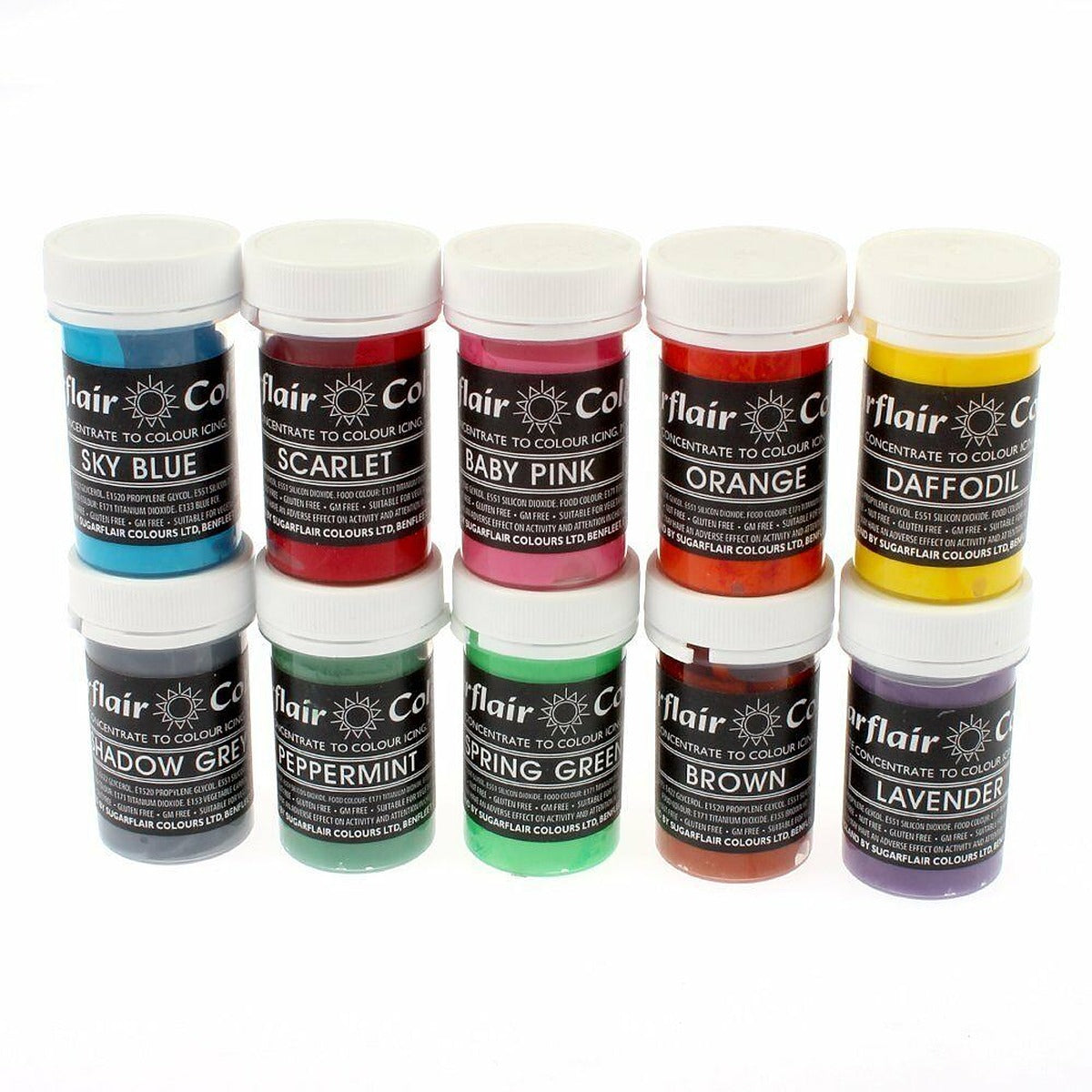 Sugarflair Concentrated PASTEL Food Colouring Paste Gel 50+ Colours 25g - image 2