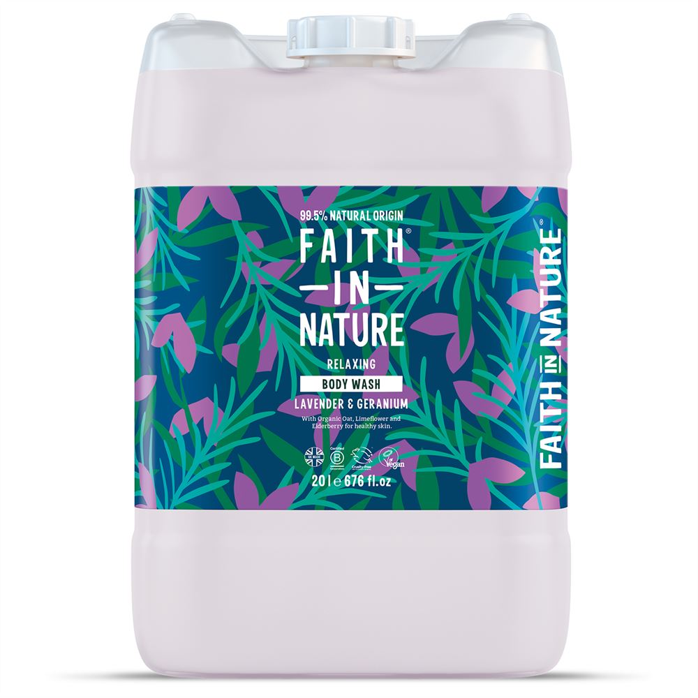 Faith in Nature Lavender & Geranium Body Wash 20 Litre