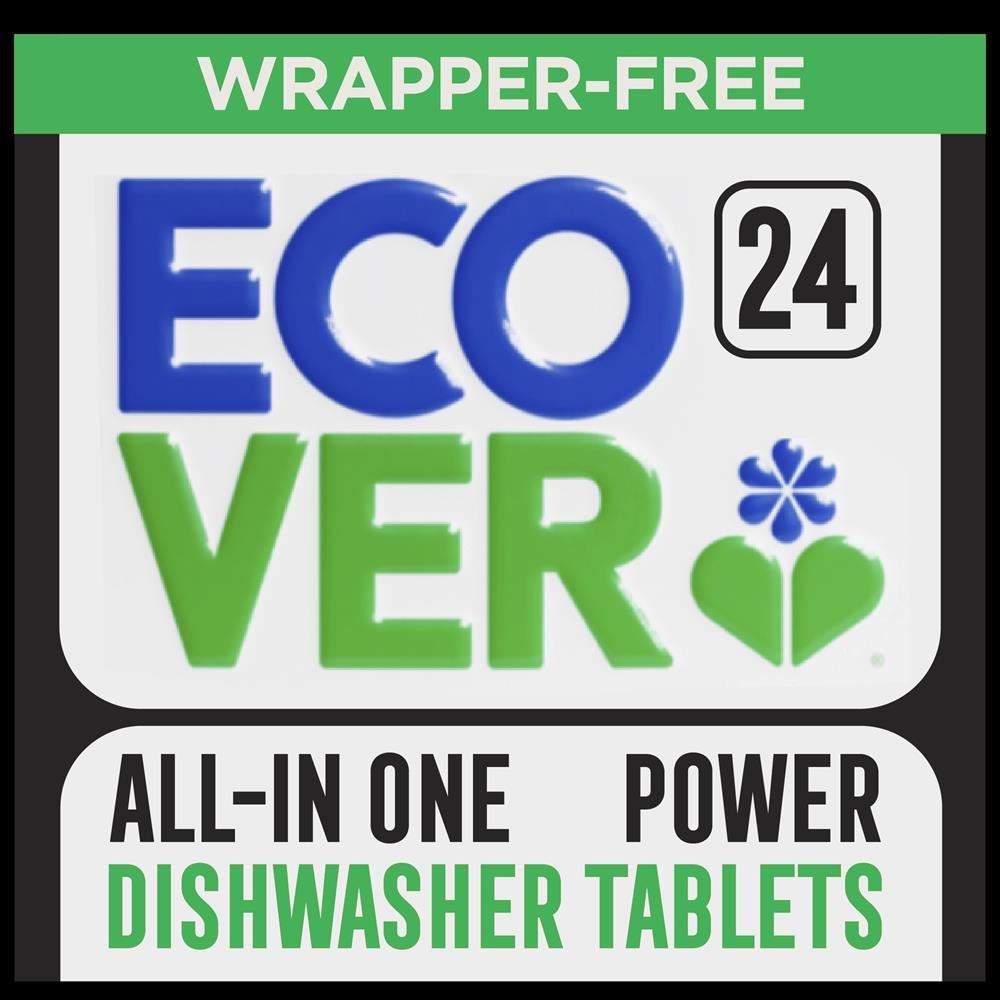 Ecover Dishwasher Tablets All in One POWER 24 Tablets