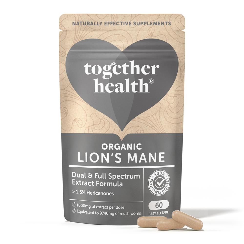 Together Health Organic Lion's Mane Mushroom 60 Capsules