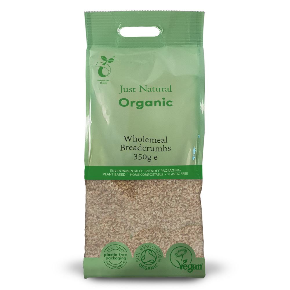 Just Natural Organic Organic Wholemeal Breadcrumbs 350g