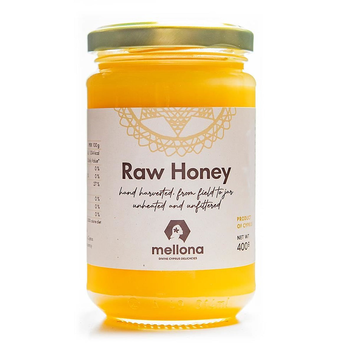 Mellona Cypriot Raw Honey 400g