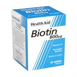 HealthAid Biotin 800ug 30 Tablets