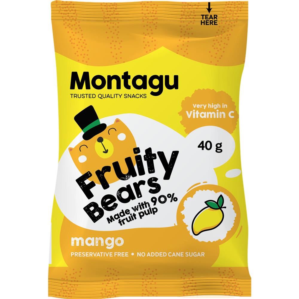 Montagu Mango Fruity Bears 30g