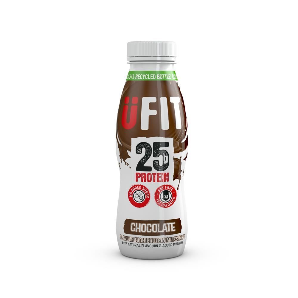 UFIT High Protein Shake Drink - Chocolate 330ml - 10 Pack