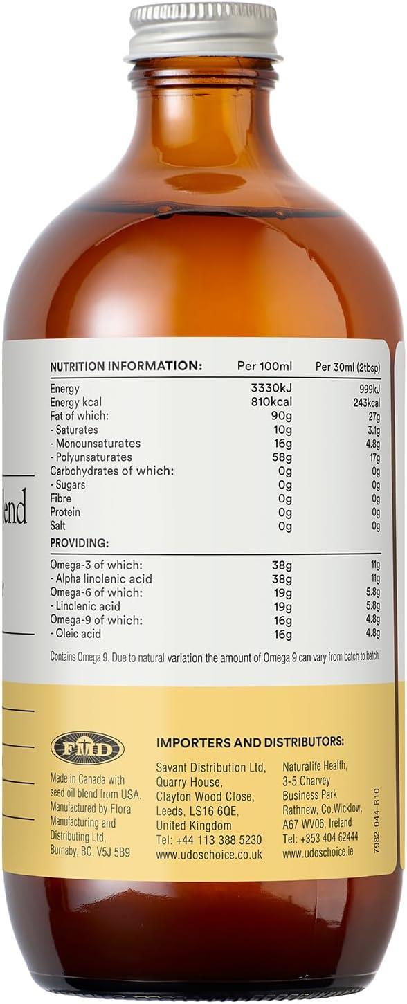 Udos Choice Ultimate Oil Blend Organic - 500ml - image 3