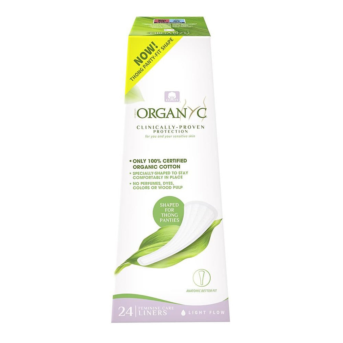 Organyc Panty Liners Thong 24 pads