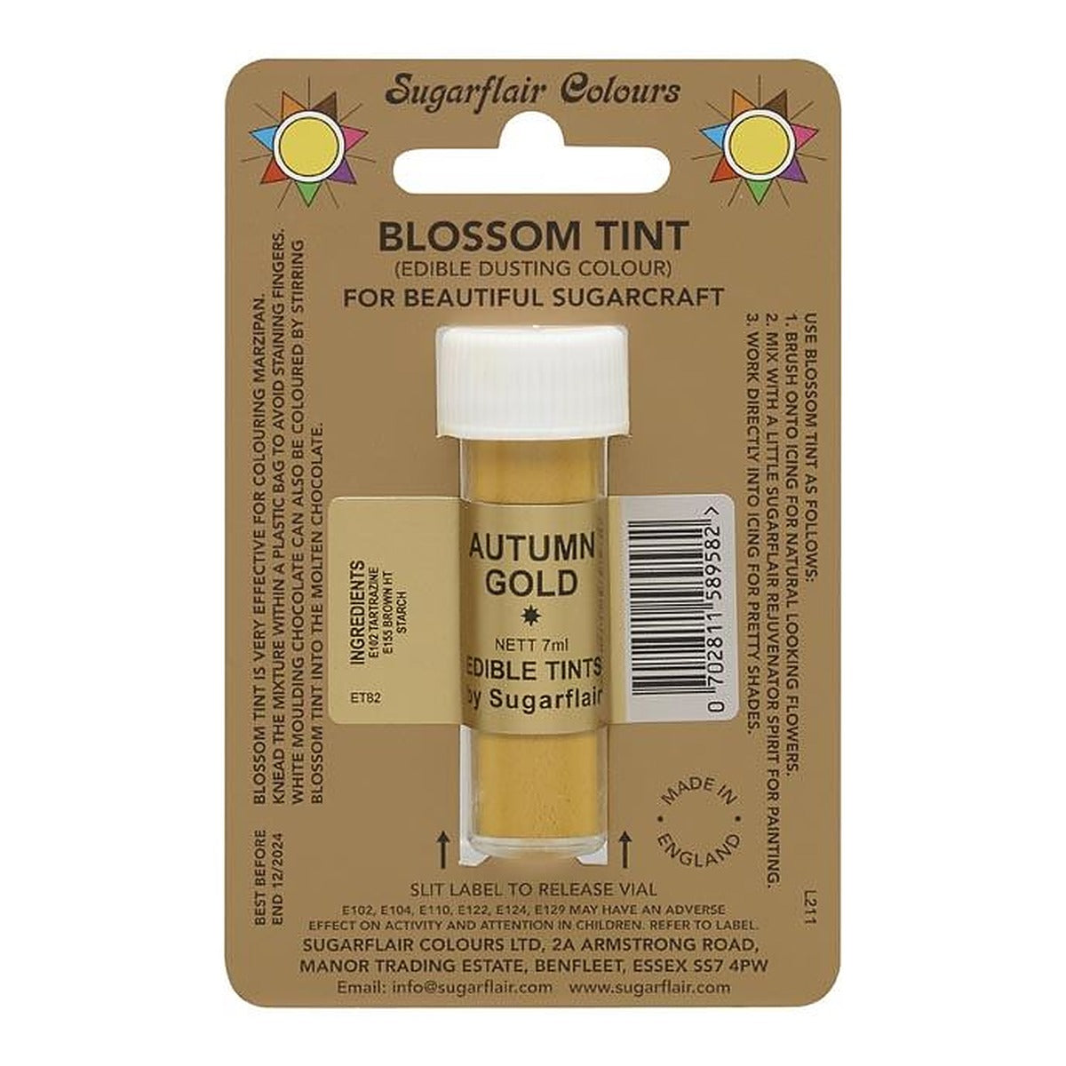 Sugarflair BLOSSOM TINT Edible Food Colour Powder - 7ml - image 40