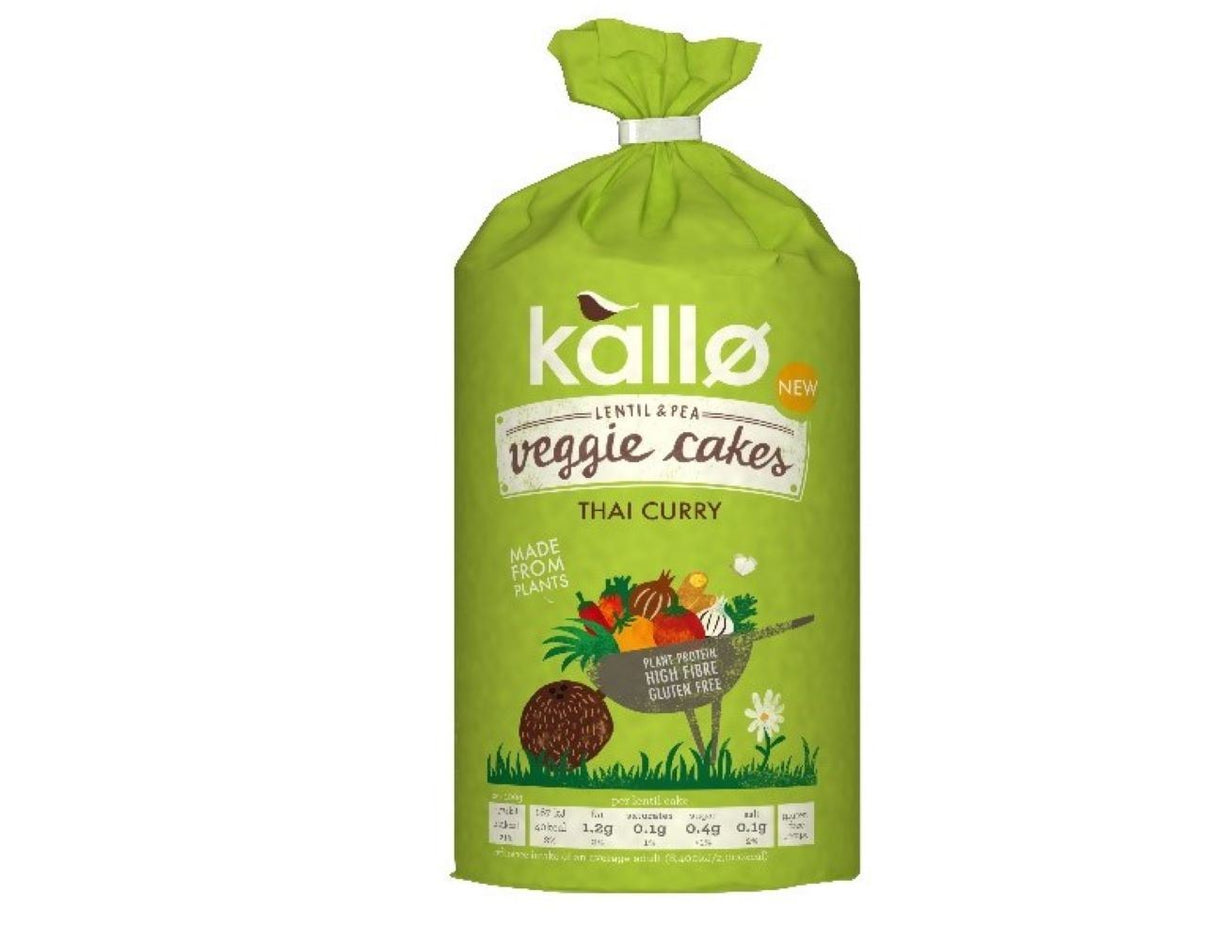 Kallo Thai Curry Veggie Cakes 125g