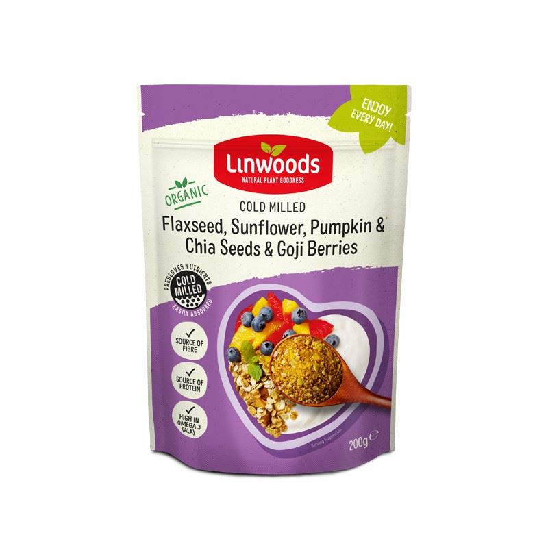 Linwoods Flaxseed, Sunflower, Pumpkin & Chia Seeds & Goji Berries 200g