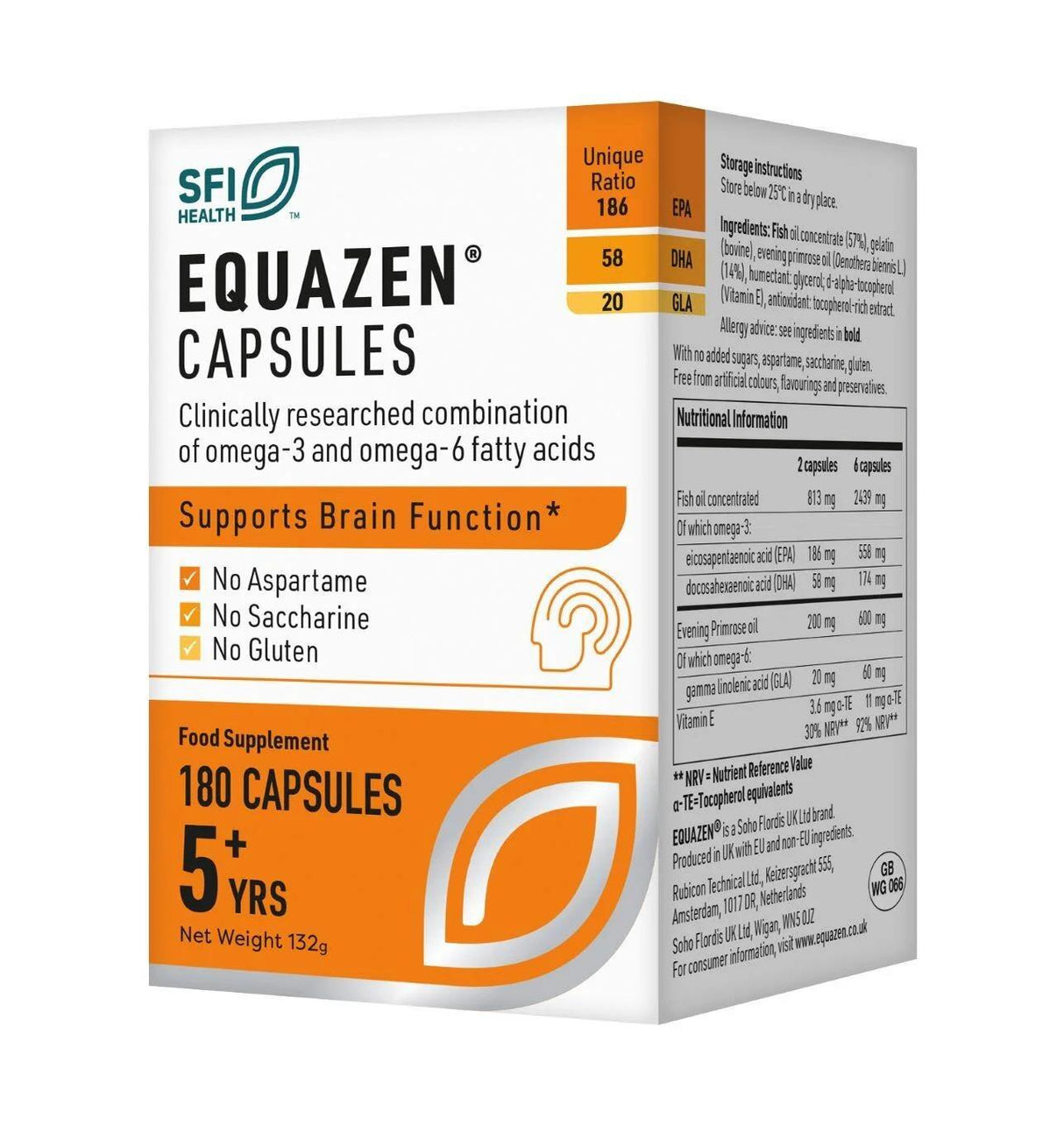 Equazen Omega 3&6 180 Capsules