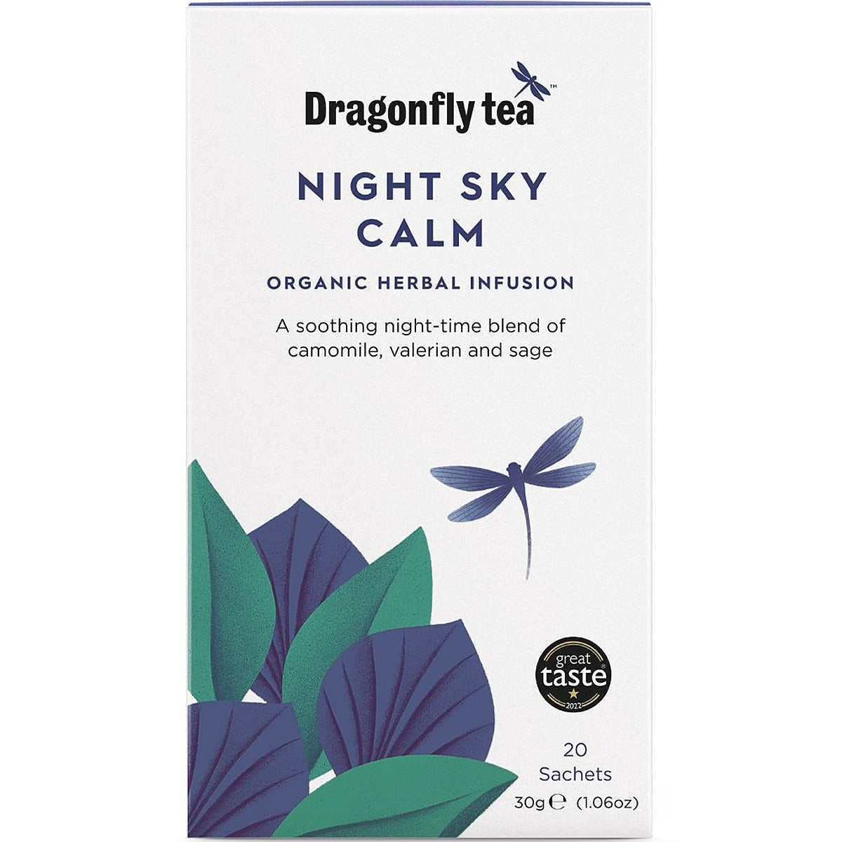 Dragonfly Tea Tea Organic Night Sky Calm Tea 20 Tea bags